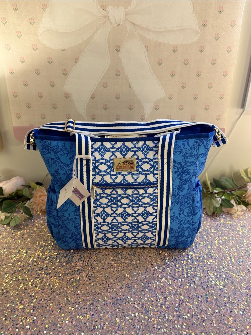 NWT Lilly Pulitzer Cooler Bag with Mesh Pouch + RTIC Can Cooler
